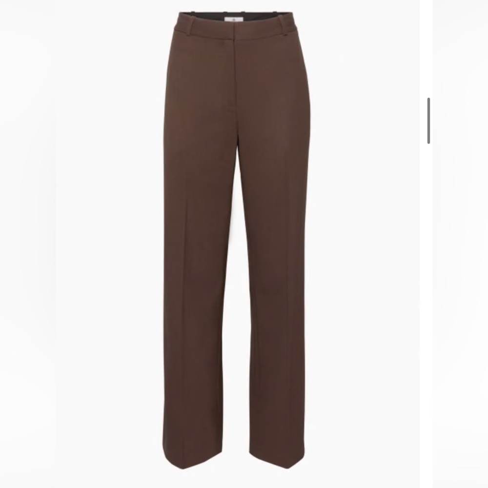 Aritzia babaton agency pant in dark brown size 2.0
